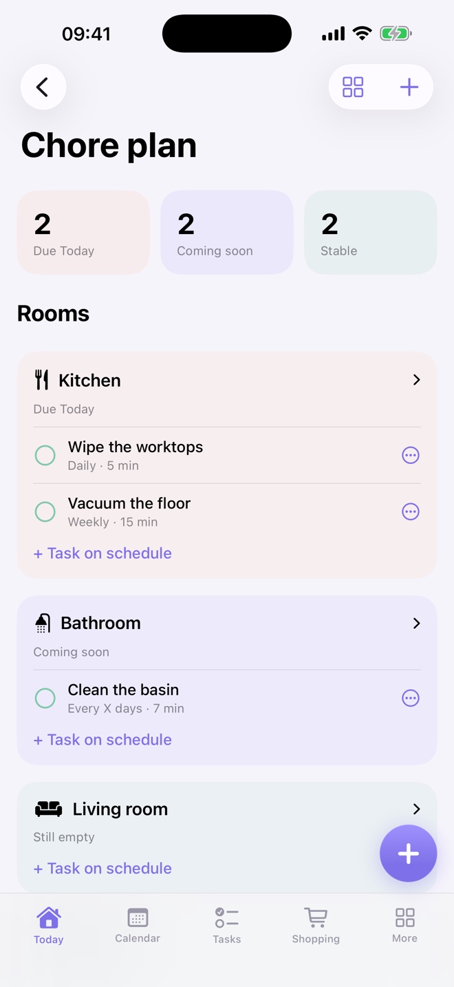Lumi chore plan