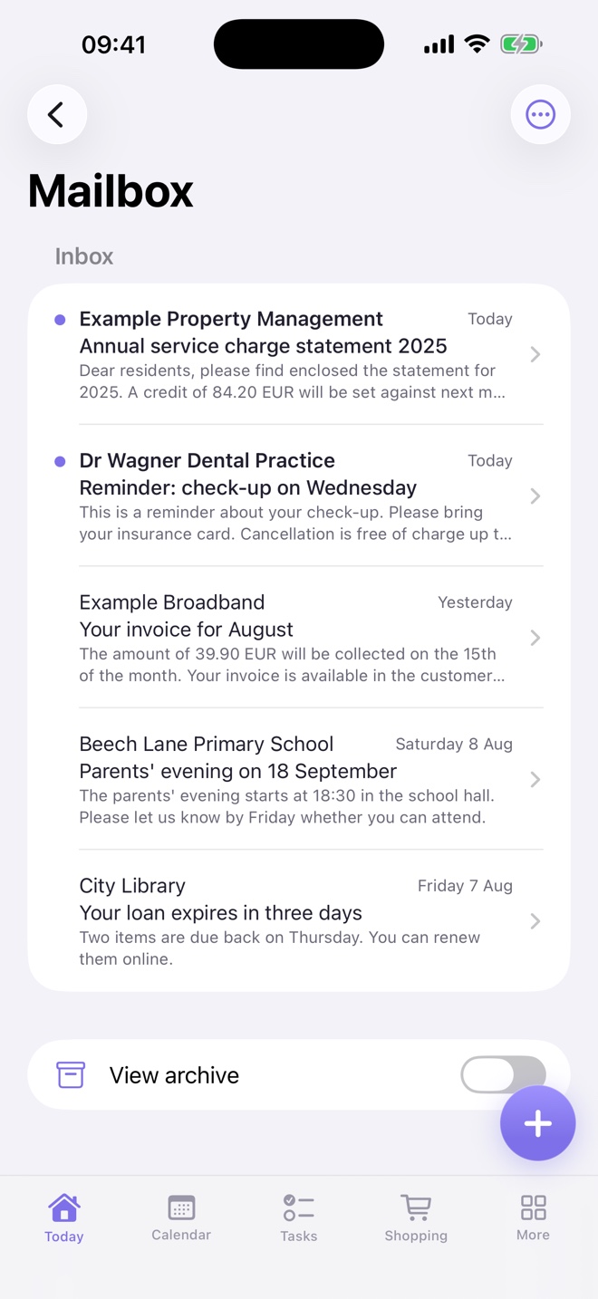 Lumi mailbox